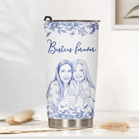 Custom Photo Cup Gift For Friends, Soul Sisters - Personalized Tumbler Cup