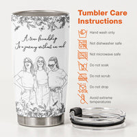 Custom Photo Cup Gift For Friends, Soul Sisters - Personalized Tumbler Cup