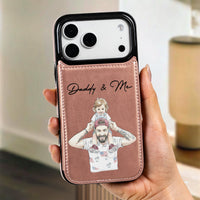 Custom Photo Watercolor Father's Day - Personalized Phone Case | Meaningful Dad Gift