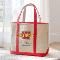 Custom School Logo - Personalized Tote Bag