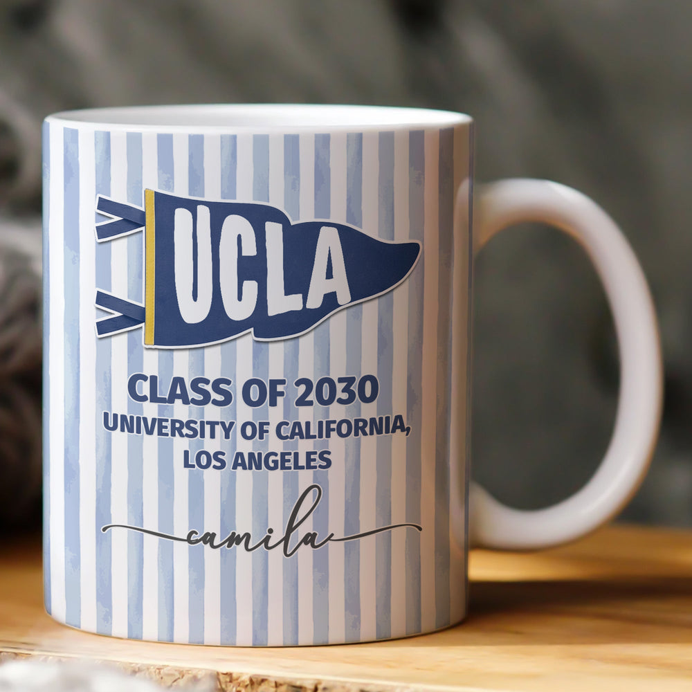 Custom School Pennant Flag - Personalized Mug