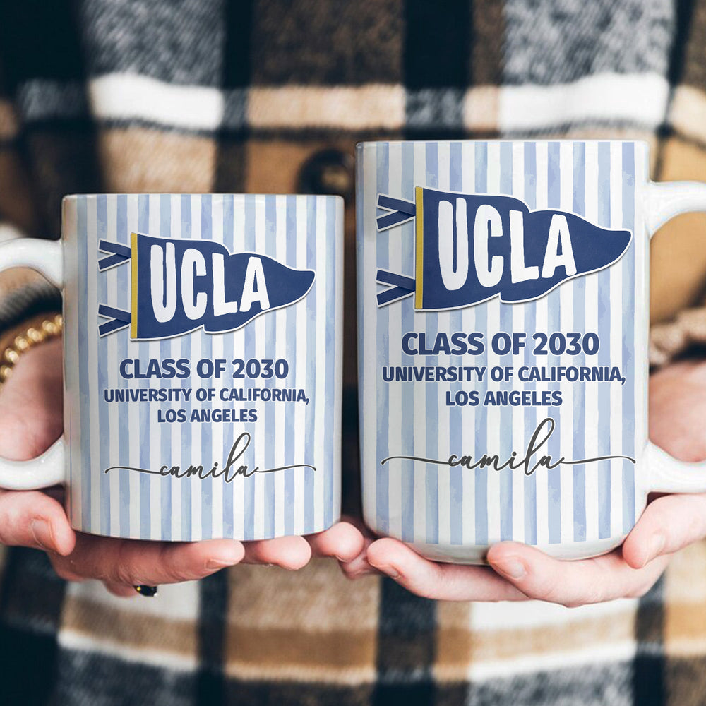 Custom School Pennant Flag - Personalized Mug