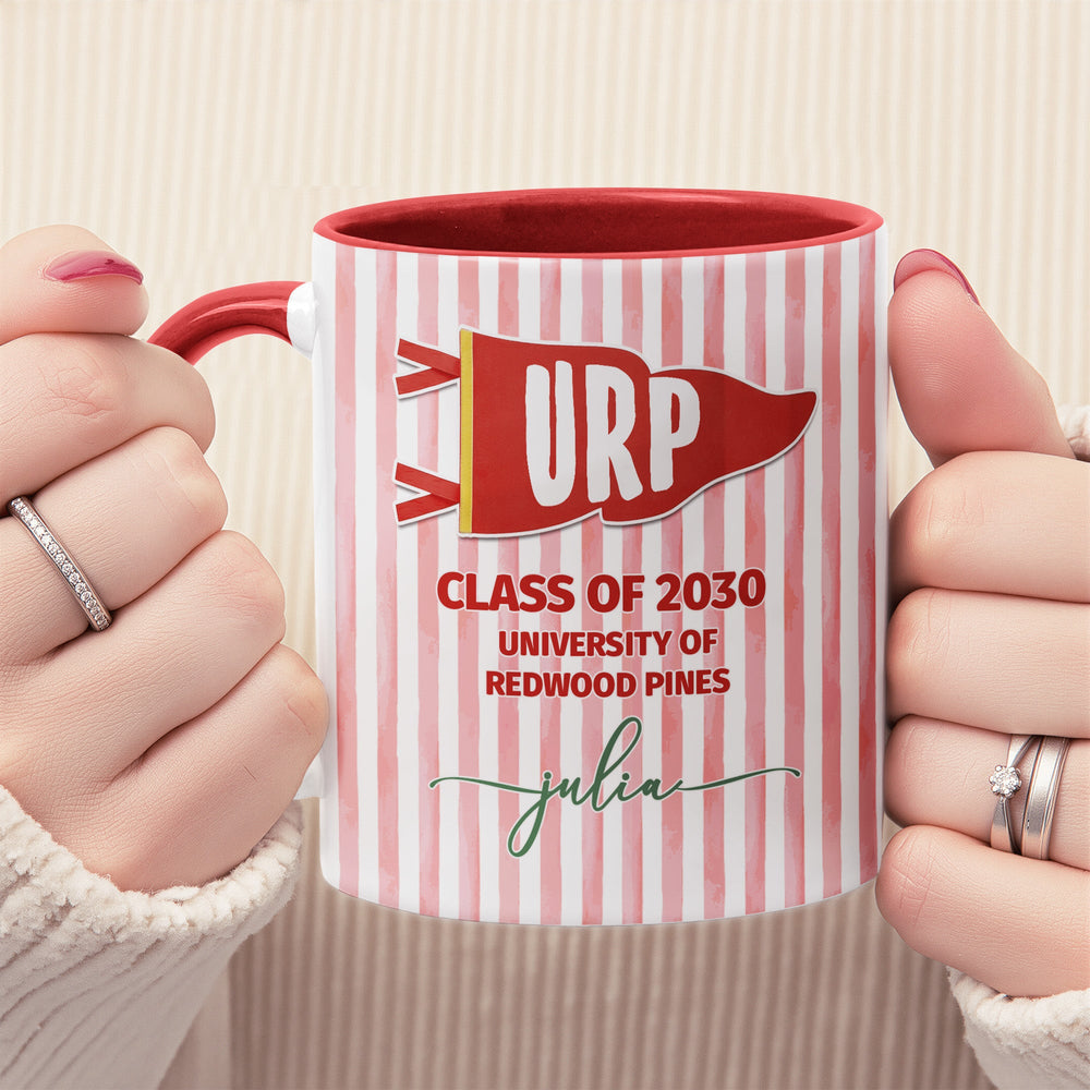 Custom School Pennant Flag - Personalized Mug