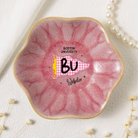 Custom School Pennant - Personalized Jewelry Dish