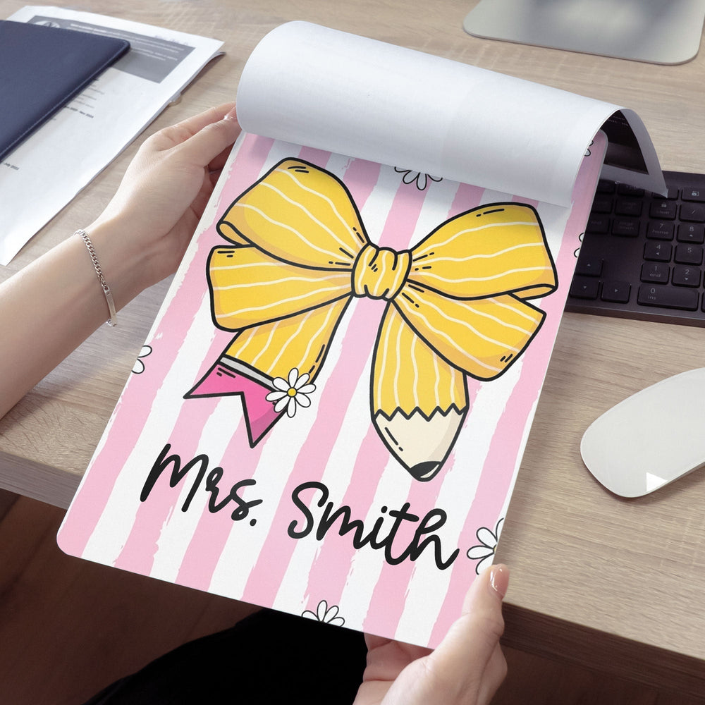 Custom Teacher Name Appreciation End Of Year Gift - Personalized Clipboard