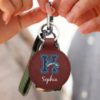 Custom University College Logo - Personalized Keychain
