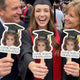 Custom Vintage Childhood Photo Graduation Gift - Personalized Graduation Fan
