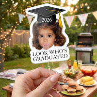 Custom Vintage Childhood Photo Graduation Party Gifts - Personalized Cake Topper