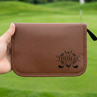 Custom Vintage Name & Initial For Men, Golfer, Husband, Dad - Personalized Golf Bag