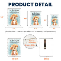 Custom Watercolor Pet Portrait Memorial Gift - Personalized Car Visor Clip