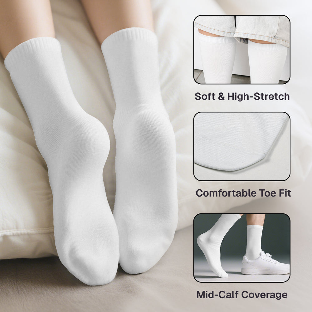 Personalized Cute Dumpling Socks - Custom Name Crew Socks for Kids & Adults
