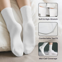 Personalized Cute Dumpling Socks - Custom Name Crew Socks for Kids & Adults