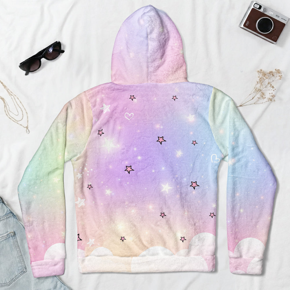 Personalized Cute Dumpling Hoodie, Custom Name Cozy Fleece Sweatshirt for Kids & Adults