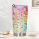 Personalized Cute Dumpling Stainless Steel Tumbler - Custom Insulated Travel Cup