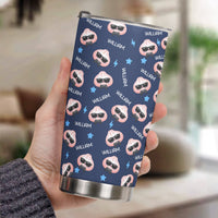 Personalized Cute Dumpling Stainless Steel Tumbler - Custom Insulated Travel Cup