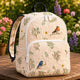 Robin Bird & Botanical Quilted Backpack LD09