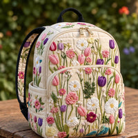 Wildflower Quilted Backpack LD15