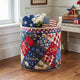 Antique America Quilted Laundry Basket LD07