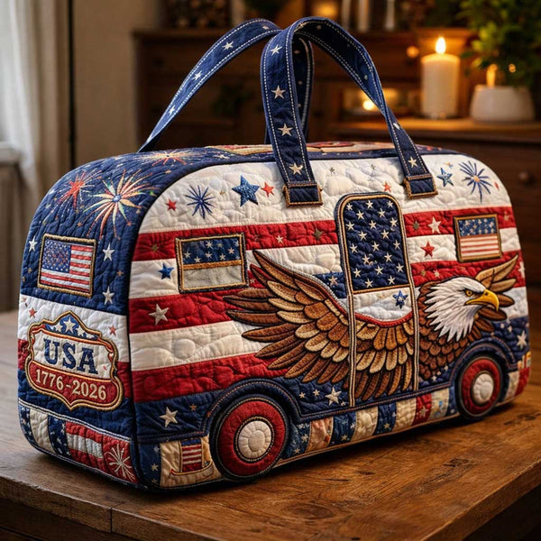 Boho Camper Quilted Duffle Bag LD01