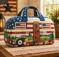 Patriotic Van America 250 Year Quilted Duffle Bag LD04