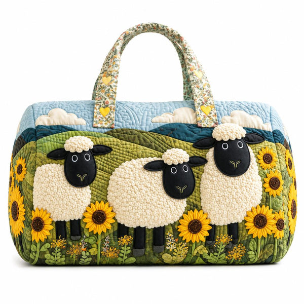 Sheep Travel Weekender Quilted Duffle Bag LD11
