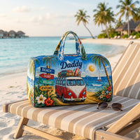 Beach Camper Van Quilted Duffle Bag LD12