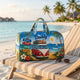 Beach Camper Van Quilted Duffle Bag LD12