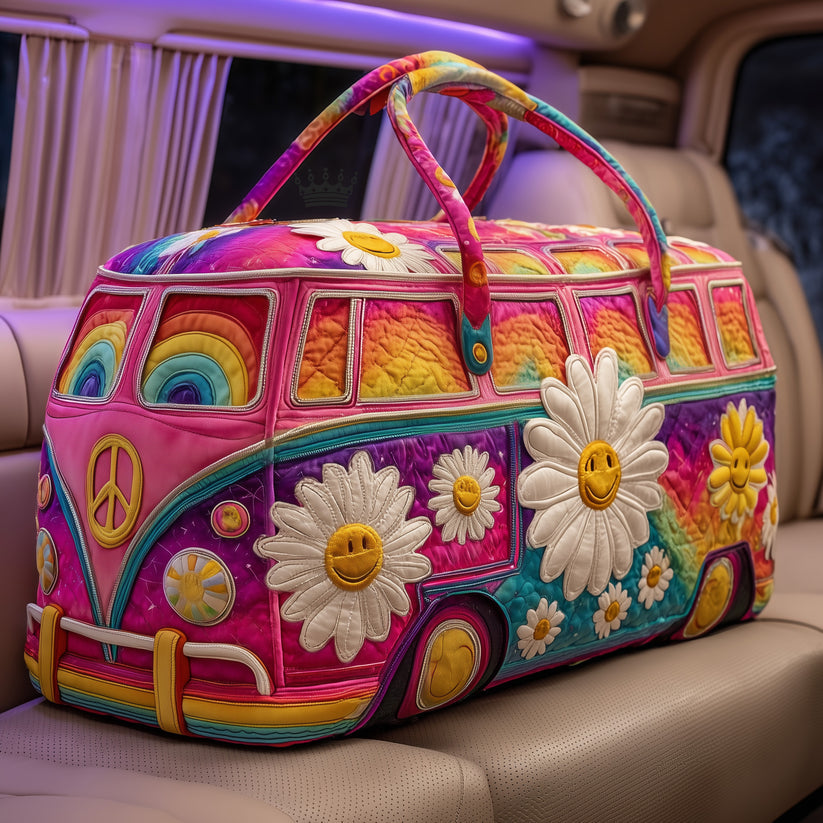 Hippie Van Quilted Duffle Bag LD17