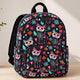 Day of the Dead Cat Personalized Quilted Backpack LV59