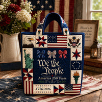 America 250 Years Quilted Tote Bag LV04