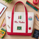 Back to School Teacher Essentials Work Embroidary Tote Bag QH08