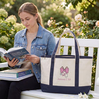 Personalized Nurse Embroidary Tote Bag QH09