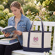 Personalized Nurse Embroidary Tote Bag QH09