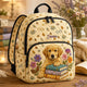 Golden Retriever Personalized Quilted Backpack TG30