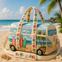 Tropical Camper Van Quilted Travel Bag TG16