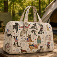 4th of July Dog Lovers Quilted Duffle Bag TG06