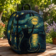Starry Night Cat Personalized Quilted Backpack TN11