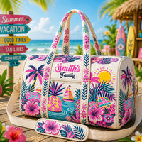 Personalized Summer Vacation Quilted Travel Bag TP10
