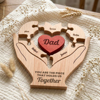 Dad, Father, Papa You Are The Piece That Holds Us Together - Personalized Puzzle