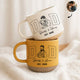 Dad Est Custom Photo Sketch Line Art Father's Day Gift For Husband, Dad - Personalized Mug