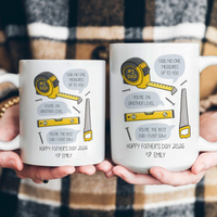 Dad, No One Measures Up To You - Personalized Mug