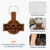 Dad, Papa, Grandpa, Pop The Man, The Myth, The Legend With Kid's Names - Personalized Keychain