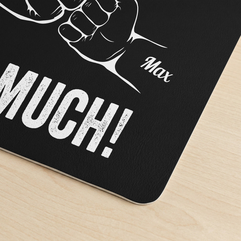 Dad The Man The Myth The Legend Father's Day Gift For Dad, Husband - Personalized Desk Mat