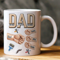 Dad The Man The Myth The Legend New Version Father's Day Gift For Dad, Husband - Personalized Mug
