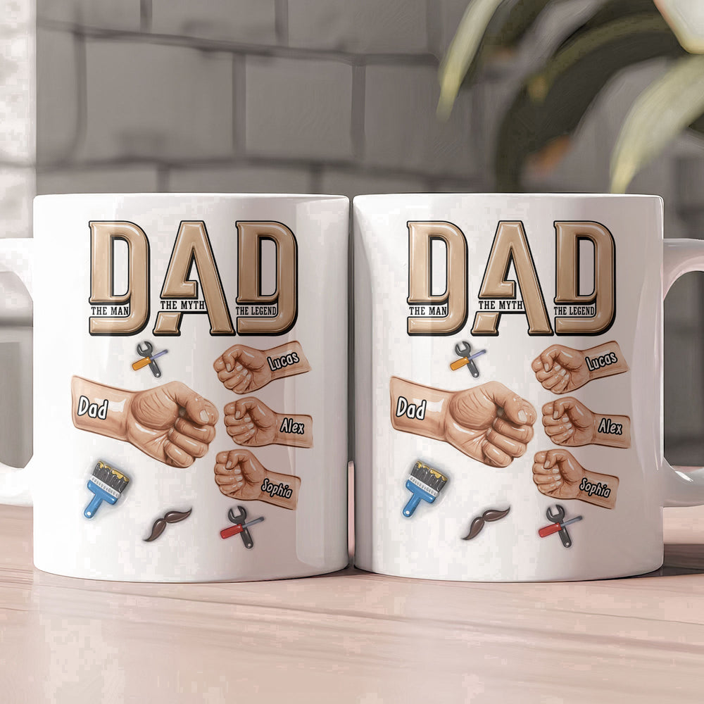 Dad The Man The Myth The Legend New Version Father's Day Gift For Dad, Husband - Personalized Mug