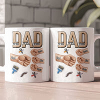 Dad The Man The Myth The Legend New Version Father's Day Gift For Dad, Husband - Personalized Mug