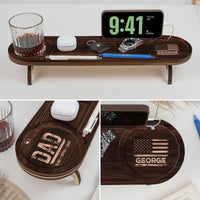 Dad The Man The Myth The Legend - Personalized Desk Organizer Tray