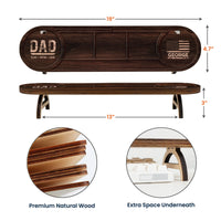 Dad The Man The Myth The Legend - Personalized Desk Organizer Tray