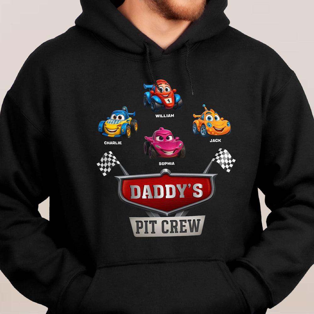 Father's Day Gifts, Daddy's Pit Crew - Personalized Shirt