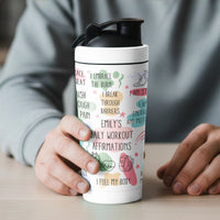 Daily Workout Affirmations - Personalized Protein Shaker